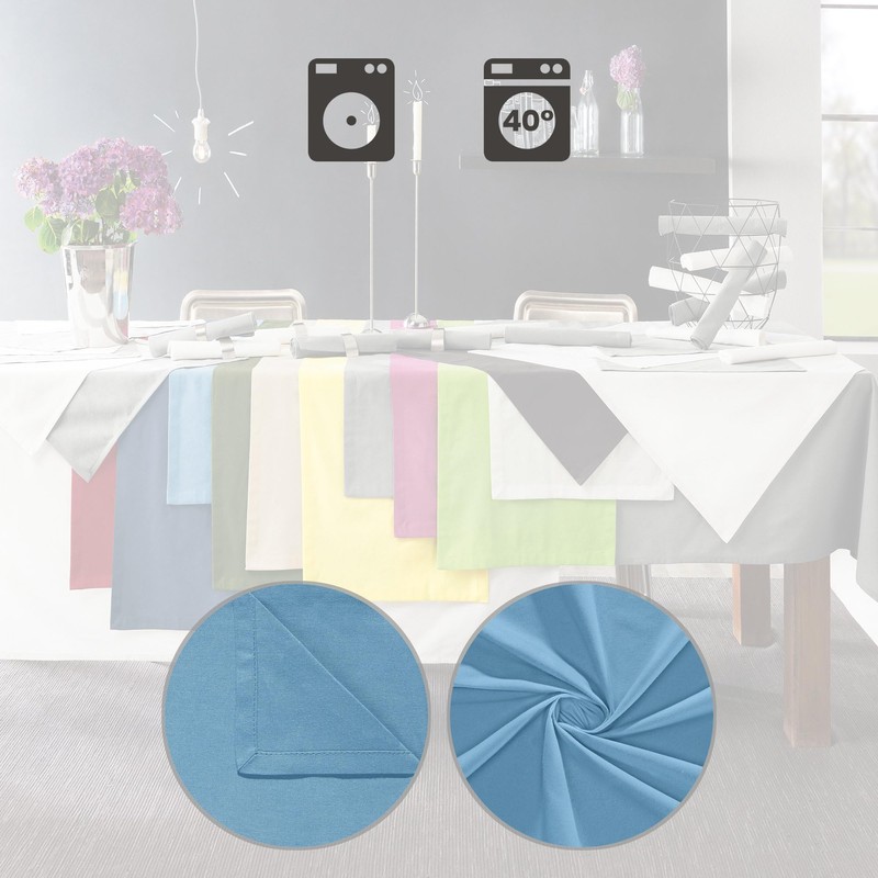 Redbest table linen, tablecloth, table cloth, table runner, plain