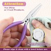 SPEEDWOX Flat Nose Pliers Smooth Jaw for Jewelry Making Mini