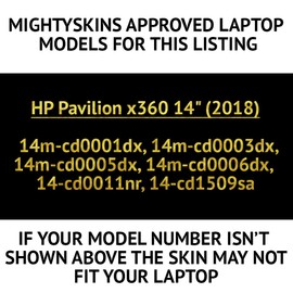 MightySkins Carbon Fiber Skin for Pavilion X360 14" (2018) - Meditation | Protective, Durable Textured Carbon Fiber Finish | Easy to Apply, Remove, and Change Styles | Made in The USA