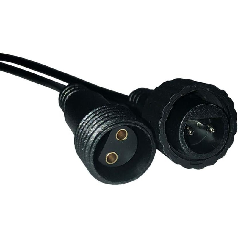 2 Way Lighting Splitter Connector 2Pin Y Shape 1 Male