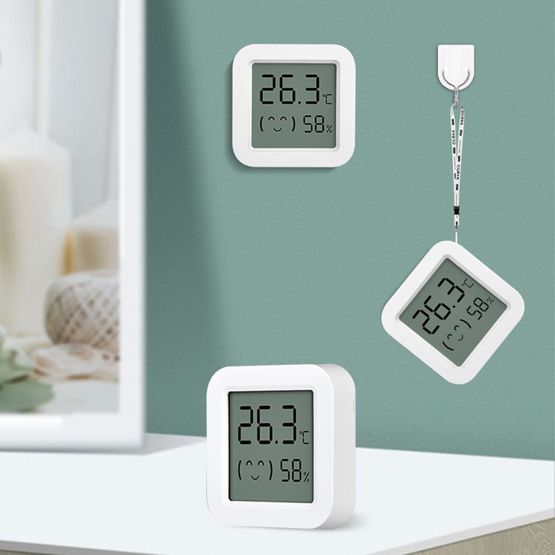 Temperature Humidity Sensor WiFi Intelligent Digital Thermometer Indoor LCD Hygrometer