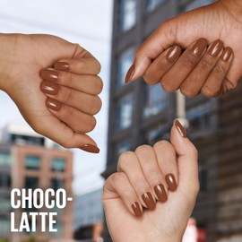 Maybelline New York - Langanhaltender farbiger Nagellack – intensive und pigmentierte Farben – Stärkt beschädigte Nägel – Superstay Ink Bonder – Farbe: Choco-Latte 952 – 12 ml