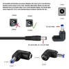 helpers lab DC Connector Angle, 5 Pieces Angle Plug, Male
