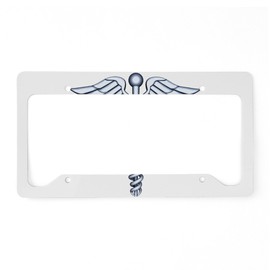 CafePress Medical Symbol License Plate Holder Aluminum License Plate Frame, License Tag Holder