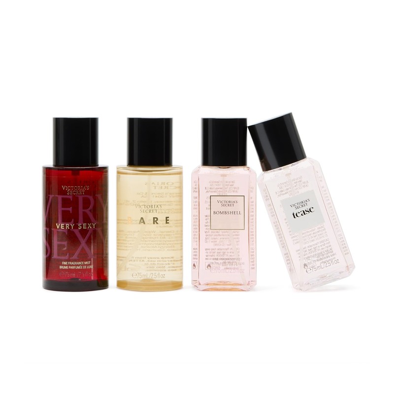 Victoria's Secret Fine Fragrance Mini Mist Gift Set, 4 Piece,