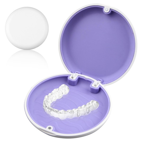 SMCEHEYA Retainer Case Retainer Box with Magnetic Closure Denture Box