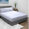 Luxury Quilted 4 Pack Pillow Protector Cases With Zip Closing