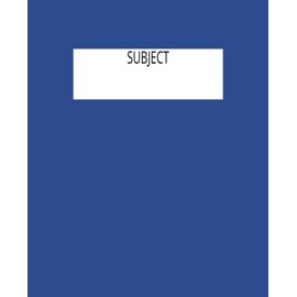 Color Coded Notebook: Blue