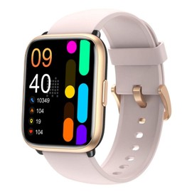 HOAIYO Smart Watches for Women, 1.8" Screen with Heart Rate SpO2 Sleep Monitor, 200 Watch Faces, 5atm Waterproof 110 Sports Fitness Watch for Android iOS Phone