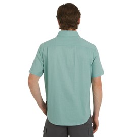 Quiksilver Men's Woven Shirt, Jade Grey