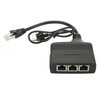 Ethernet Splitter, 1000Mbps Ethernet Splitter 1 to 3, 3 Devices