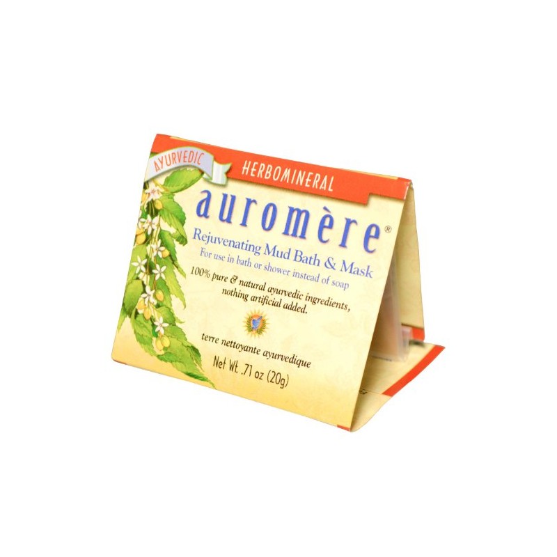 Auromere Ayurvedic Herbomineral Rejuvenating Mud Bath and Mask - 0.71