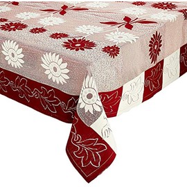 Home Stylish Cotton Blend Table Cover for Centre Table and 4 Seater Dining Table (Floral
