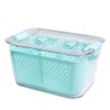 Kitchen Spaces Colander Bin, Produce Saver, Fridge Organizer With Lid,
