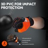 Vgo 2-Pairs Safety Work Gloves, Mechanics Gloves, Impact Gloves, Anti-Vibration