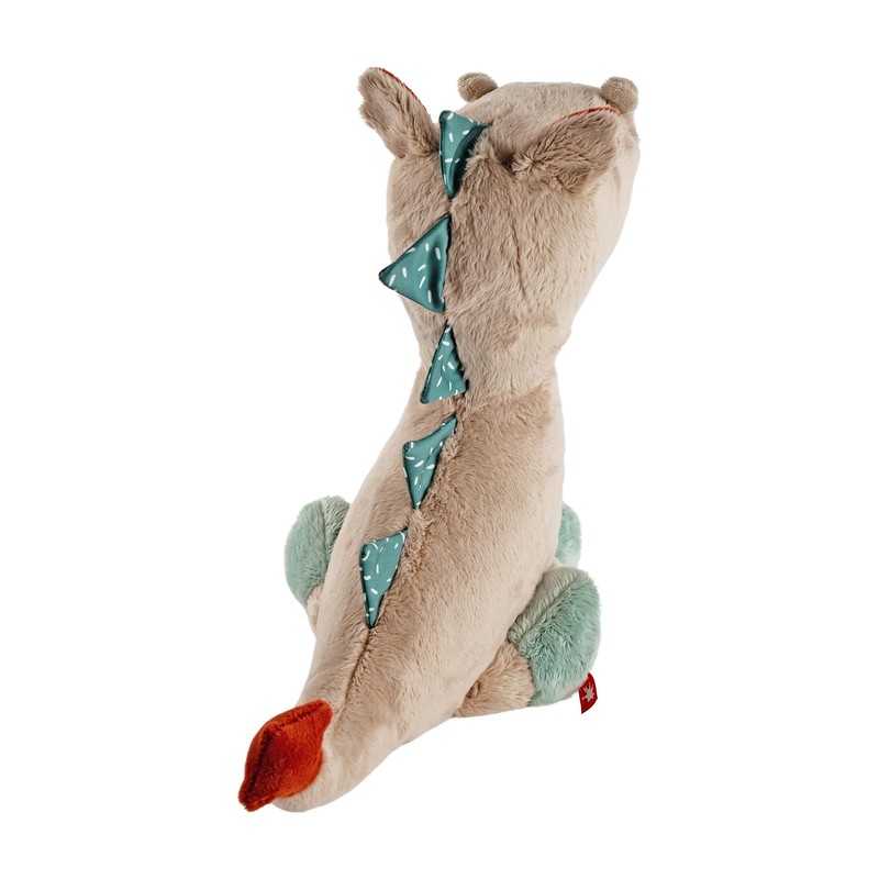 sigikid 43273 Dragon Patchwork Sweety, Plush, Cuddly Toy, Cuddly Soft,