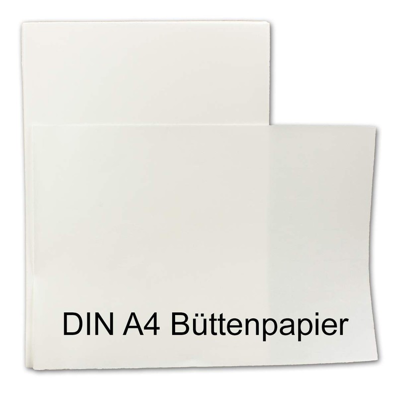 Handmade Paper DIN A4 50 Sheets Letter Paper Without Watermark