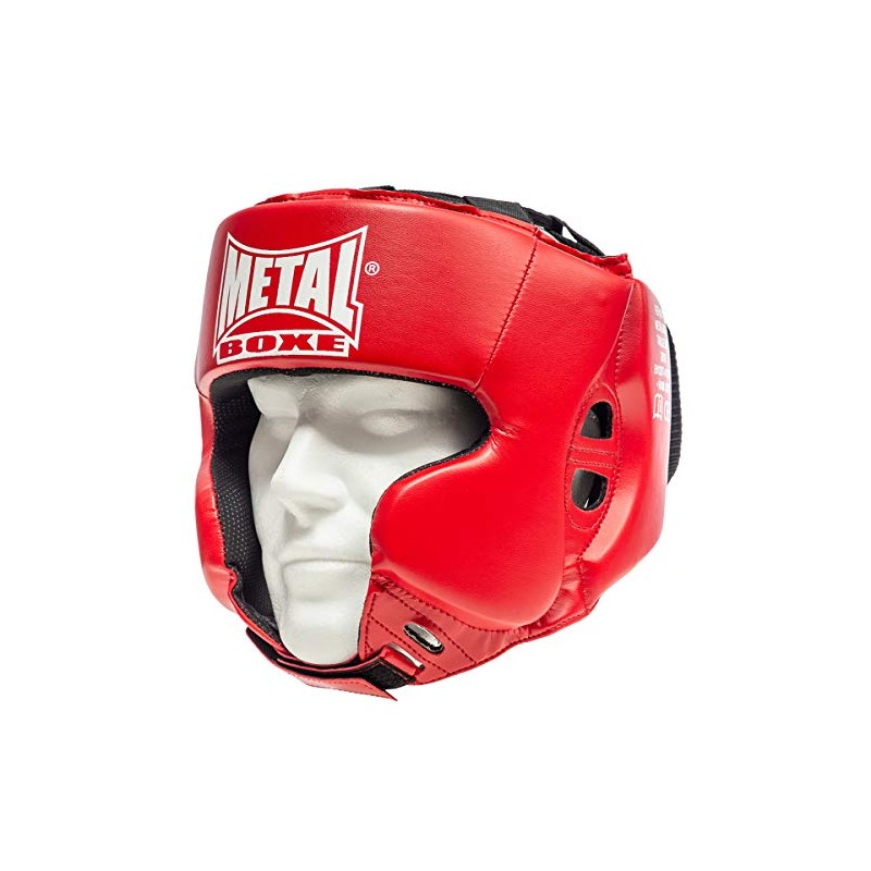 METAL BOXE MB117 Head Guard red red Size:Senior