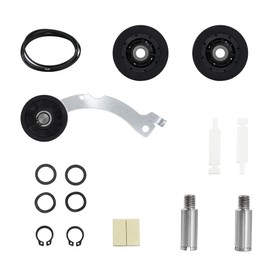Upgraded Dryer Rebuild Kit Compatible with Speed Queen 1992 & Newer SM, Include RB170002 Dryer Roller Kit & D516792 ldler Pulley & D511255P Cylinder Belt & RB170003 Drum Glide Kit