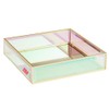 Moosy Life AB66 Aurora Borealis 装飾ミラートレイ 香水フレグランスジュエリー用 7x7x1.5インチ
