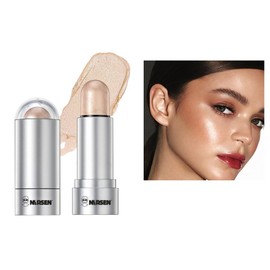 Narsen Face Stick Set - Contour, Highlighter, and Blush Sticks, Creamy Texture, Beginner-Friendly, Natural Finish - for Cheeks and Lips-Highlighter