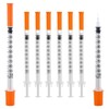 100 Pack 1ml Disposable Syringe, 31G 1cc 1/4 Inch (6mm)