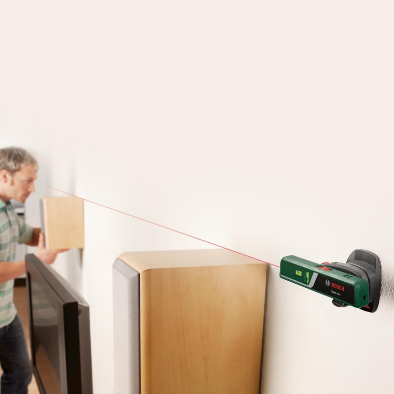 Bosch EasyLevel - Nivel de burbuja láser con montaje en