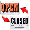 American Plastic Sign Board OPEN/CLOSED Open Close Double Sided Plate