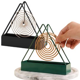 Mosquito Coil Holder, Pack of 2 Anti-Mosquito Coil Holder, Mosquito Spiral Container, Mosquito Spiral Holder, Mosquito Coil Holder, Mosquito Coil Holder Mosquito Coil Holder