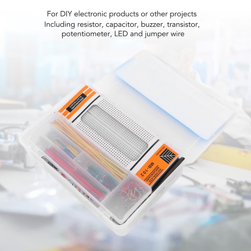 Electronics Components Assortment Kit Power Module Resistor Capacitor Transistor Jumper