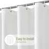 Gibelle Extra Long Shower Curtain 72 x 84, Tall 3D
