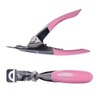 Professional Nail Clippers,Pink Nail Clipper Manicure Tool Acrylic Gel False
