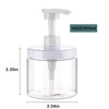 Hokretme Pump Bottle Dispenser, Refillable Plastic Pump Bottles, Wide Mouth
