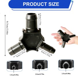 Multi Calibrator Deburring for Multilayer Pipes - Calibrator for Plastic and Aluminium Composite Pipes - Precision Tool for Pipe Diameter 20-25-32 mm