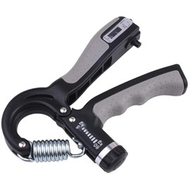 Fitness 5-60 kg Grip Strengthener Exerciser – Adjustable Hand Grips Strengthener with Stainless Steel Spring for Strong Wrists, Fingers, Forearm, Hands