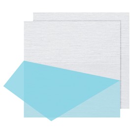 PATIKIL 6061 T651 Aluminum Sheet Metal 6" x 6" x 5/64(0.08") Thickness, 2 Pcs Flat Plain Aluminum Plate Covered Stock with Protective Film, Heat Rectangle for Industrial, Crafting and DIY