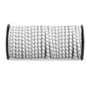 6 mm x 10 m White & Black Elastic Safety