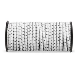 6 mm x 10 m White & Black Elastic Safety Rope Bungee Straps Cargo Nets for Securing Items DIY Project