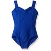 Capezio Maillot de tirantes para niña, tamaño mediano, tamaño grande