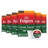 Folgers Classic Decaf Coffee Keurig K-Cup pods, Medium Roast, 10