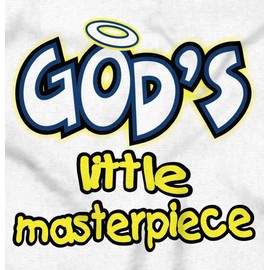Brisco Brands God's Little Masterpiece Christian Baby Romper Boys or Girls