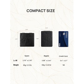 OMIRO Compact Mirror, Unique Painting PU Leather 1X/3X Magnification, Ultra Portable for Purses, 2.4" W x 3.4" L (Paisley)