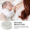 Vaguelly 10 pcs Reusable Breast Pads Breathable Nursing Pads for