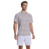 UOER Golf Polo Shirts for Men Print Short Sleeve Golf