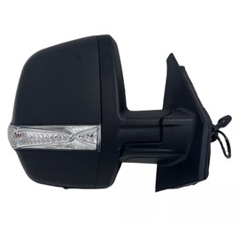 Spieg Passenger Side Mirror for 2015-2022 Ram Promaster City MANUAL Adj Non-Heated Turn Signal Light Temperature Sensor Textured Black 4 Pins Right