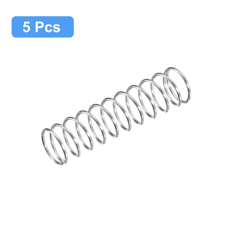 QUARKZMAN Compression Spring 304 Stainless Steel 10 mm AD 0.8