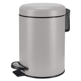 One Cosmetic Bin Platinum Material: Stainless Steel / Polypropylene Size: Bucket 3 Litres 16.8 cm x 25 cm