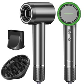 Fezax Negative Ionic High-Speed Hair Dryer with 11,0000 RPM Brushless Motor for Fast Drying, Professional Blow Dryer with Diffuser and Nozzle, Low Noise Hairdryer for Salon Home Travel