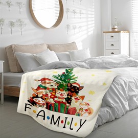 FrereFeter Cat Lover Gifts for Women Dog Mom Gifts for Womens Dog Lovers Gifts for Christmas Throw Blanket White Elephant Gifts Stocking Stuffers for Adults Teens Cat Themed Gifts Ideas Mom Dad Gifts