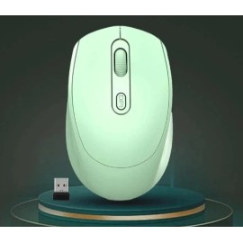NEW! (MINT Green) 2.4 Ghz Optical Rechargeable Wireless Mouse W/Receiver